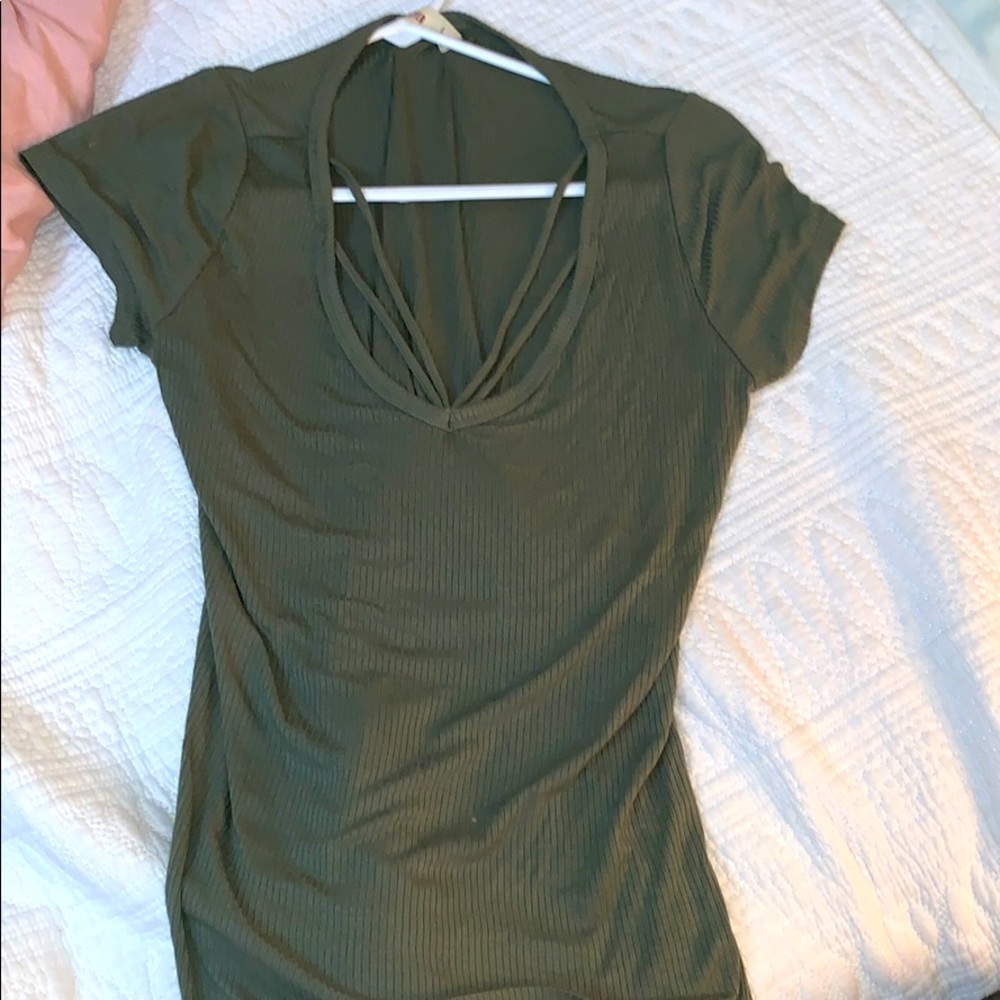 Hollister ribbed tee